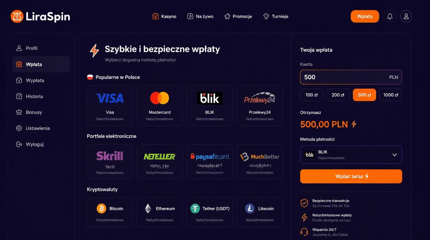 Ikony kart, e-portfeli i kryptowalut na tle interfejsu kasyna, element szybkości